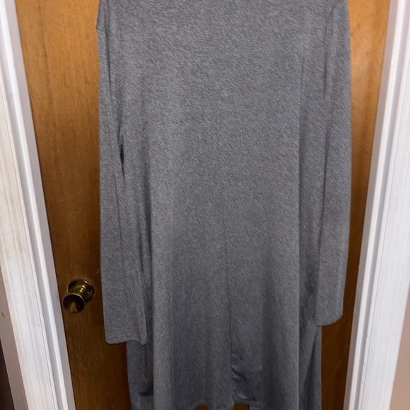 SHEIN Curve Heather Gray Cardigan - Picture 3 of 3
